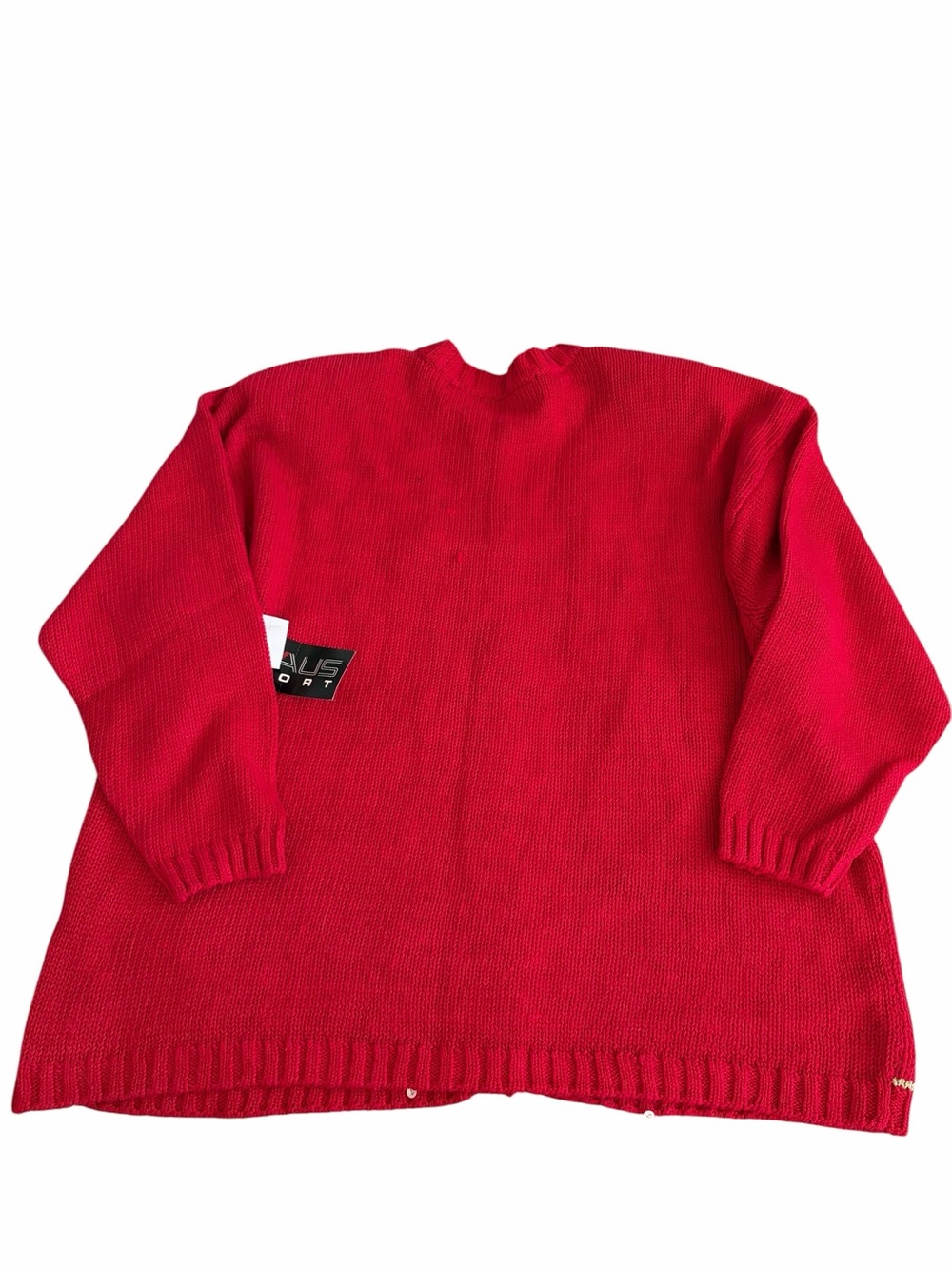 Vintage Ugly Christmas Holiday Knit Cardigan Sweater with Festive Embellishments - Picture 13 of 13